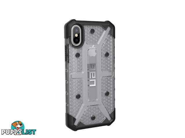 UAG case For iPhone Xs Plasma - Ice/Black/Silver