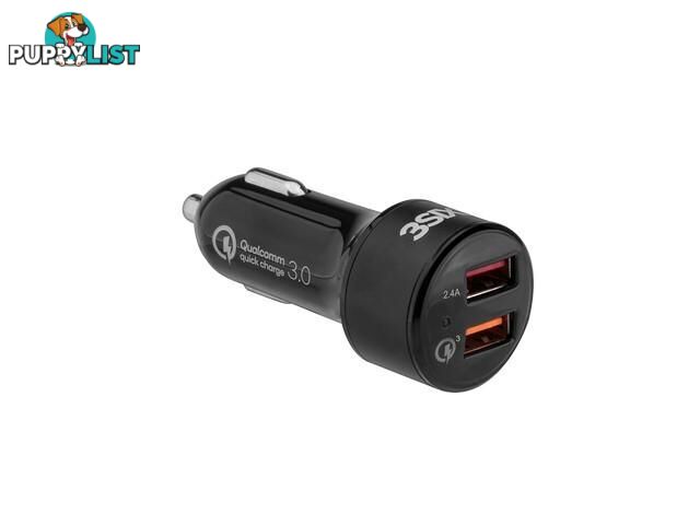 3SIXT Car Charger 5.4A - Black