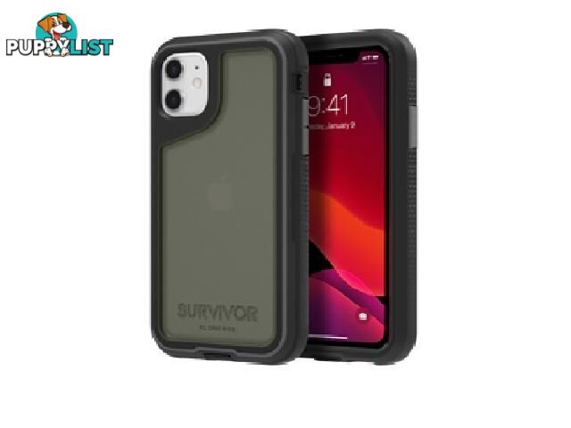 Griffin Survivor Extreme For iPhone 11 Pro Max -Green/Black/Smoke