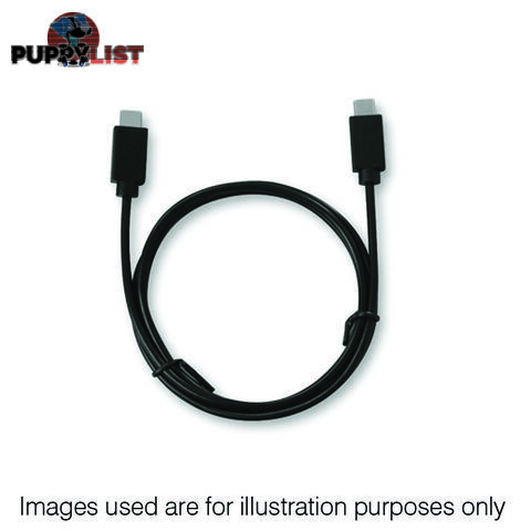 Cleanskin 1M Type C to Type C Cable For Type C Devices - Black