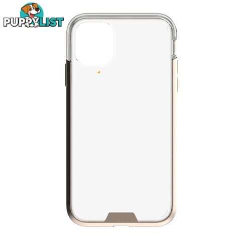 EFM Verona D3O Crystalex Case Armour For iPhone 11 Pro Max - Crystal / Gold Clear