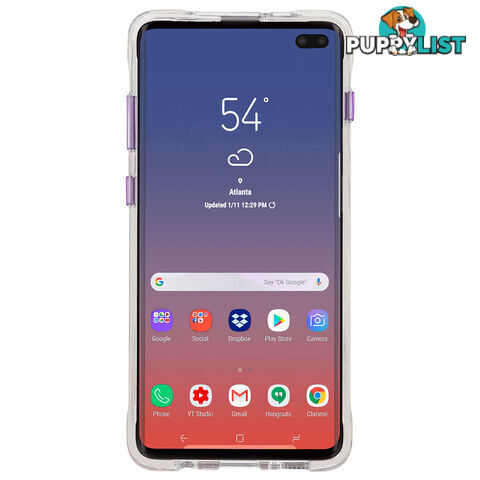 Case-Mate Waterfall Case For Samsung Galaxy S10 Plus (6.4") - Glow Purple