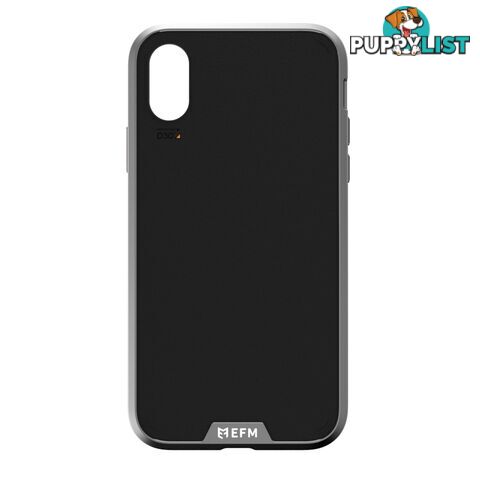 EFM Verona Leather D3O Case Armour For iPhone XR (6.1")- Black / Leather