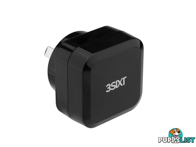 3SIXT Wall Charger AU USB-C PD - Black