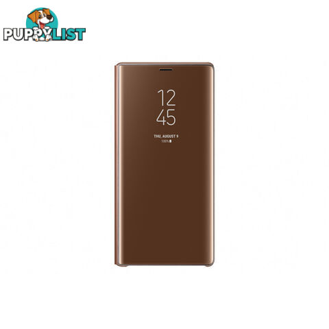 Samsung Clear View Standing Cover For Galaxy Note 9 - Brown