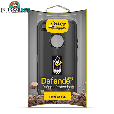 OtterBox Defender Case For iPhone SE/5s/5 - Black