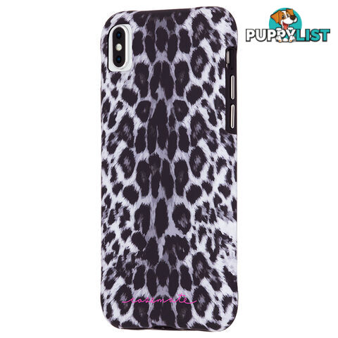 Case-Mate Wallpaper Street Case For iPhone Xs Max (6.5") - Gray Leopard