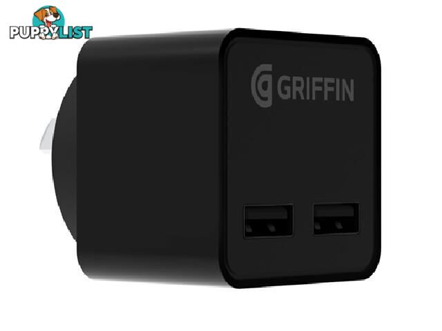 Griffin PowerBlock Dual USB-A 12W and 5W