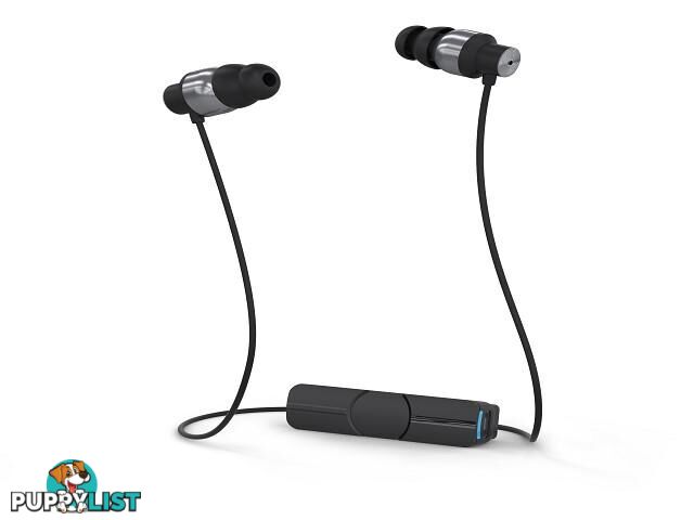 IFROGZ Audio - Impulse Wireless Earbuds - Black/Silver