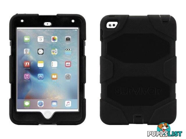 Griffin Survivor All Terrain for  iPad mini 4 - Black/Black