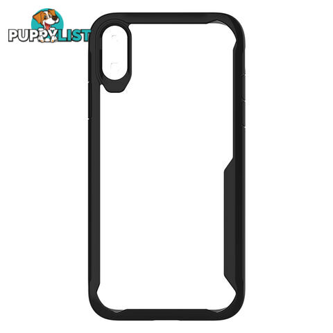 Cleanskin ProTech PC/TPU Case For iPhone X/Xs (5.8") - Clear / Black