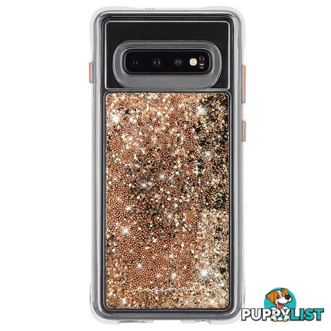 Case-Mate Waterfall Case	For Samsung Galaxy S10 plus(6.4") - Clear/ Gold