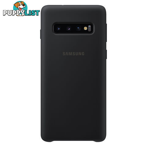 Samsung Silicone Cover For Samsung Galaxy S10 (6.1") - Black