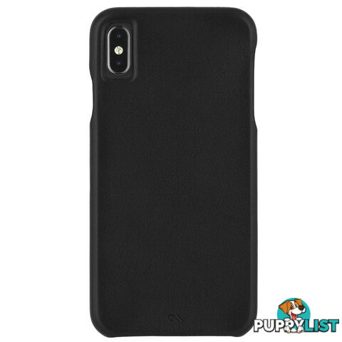 Case-Mate Barely There Leather Minimalist Case For iPhone Xs Max (6.5")- Black