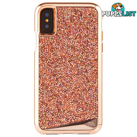 Case-Mate Brilliance Case ForÂ  iPhone X - Rose Gold