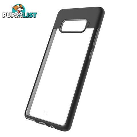 EFM Aspen D3O Case Armour suits Samsung Galaxy Note 8 - Crystal/Black Grey