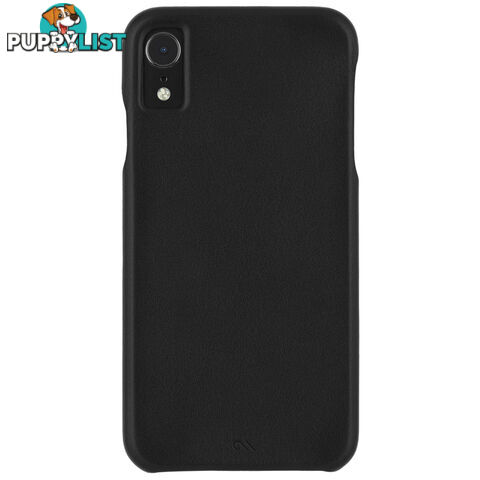 Case-Mate Barely There Leather Minimalist Case For iPhone XR (6.1") - Black