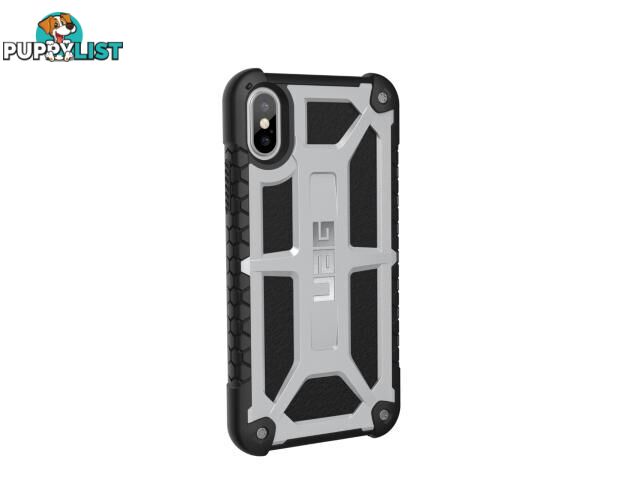 UAG case For iPhone Xs Monarch - Platinum/Blk/Sr