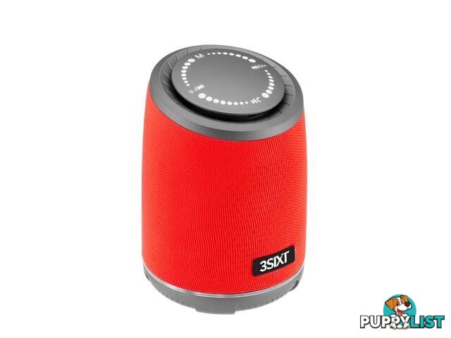 3SIXT Fury Wireless Speaker LED / Touch 10W - Red