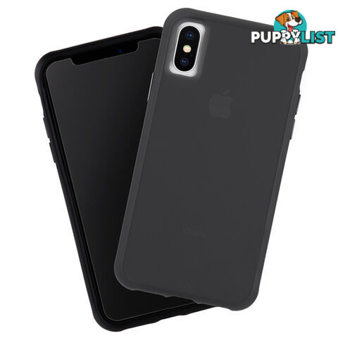 Case-Mate Tough Case and Screen Protector Pack For iPhone Xs (5.8") - Black Matte