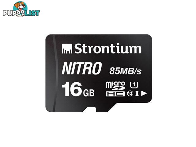 Strontium Nitro 16GB micro SD Single Pack  85MB/s U1 Class