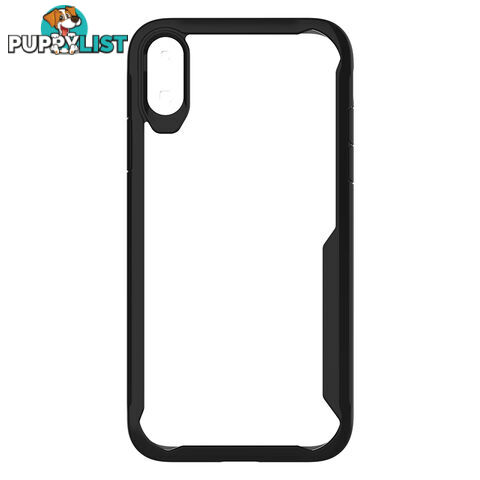 Cleanskin ProTech PC/TPU Case For iPhone Xs Max (6.5") - Clear / Black