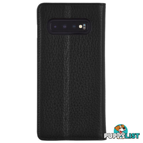 Case-Mate Wallet Folio Case For Samsung Galaxy S10 plus(6.4")- Black