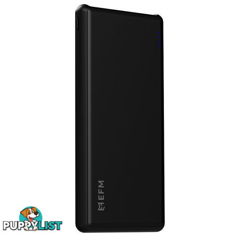 EFM 10000mAh Power Bank With Mirco-USB Cable - Black