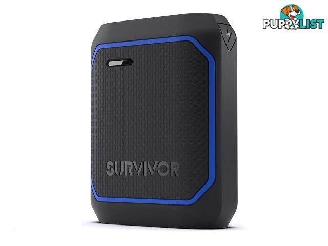 Griffin Survivor Rugged Power Bank 10050mAh - Black/Blue