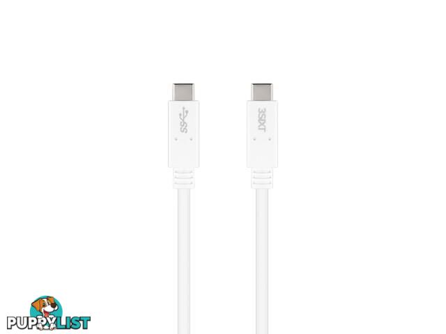 3SIXT Charge & Sync Cable USB-C to USB-C PD 1m - White