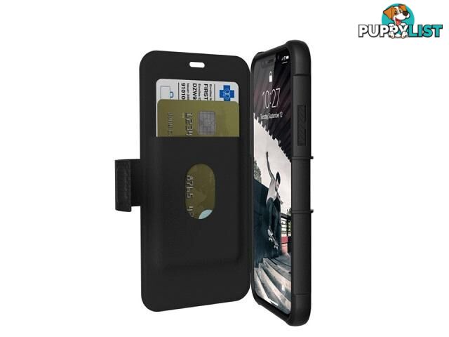 UAG case For iPhone Xs Metropolis - Black/Silver