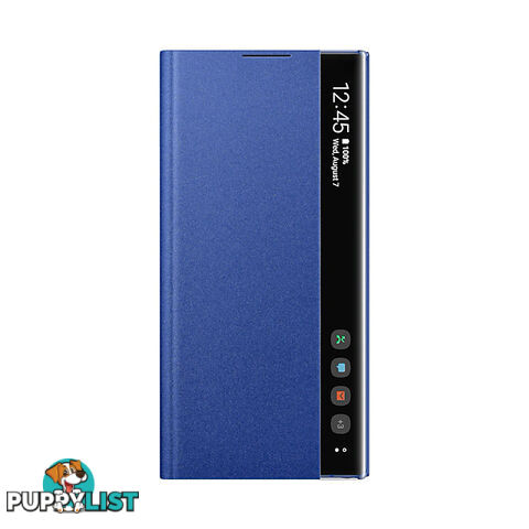 Samsung Clear View Cover For Samsung Galaxy Note 10 Plus - Blue