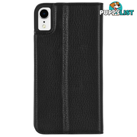 Case-Mate Wallet Folio Minimalist Case For iPhone XR (6.1") - Black