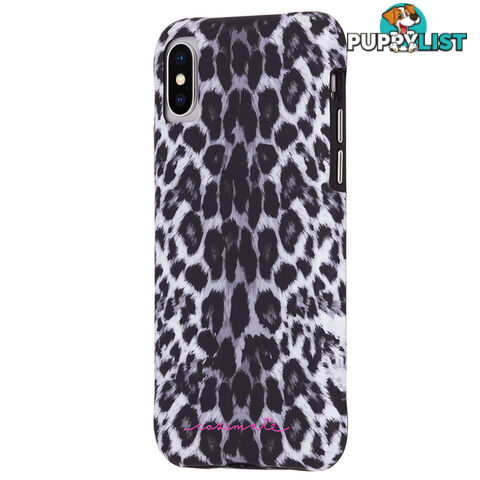 Case-Mate Wallpaper Street Case For iPhone X/Xs (5.8") - Gray Leopard