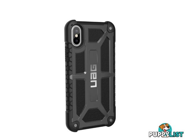 UAG iPhone Xs Monarch - Graphite/Blk/Sr Logo