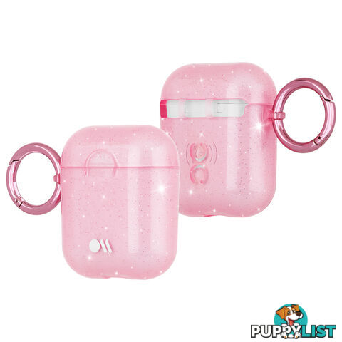 Case-Mate Flexible Air Pods Hook Ups Case and Neck Strap - Pink / Blush