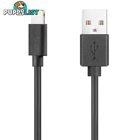 Cleanskin USB-A to Lightning Cable With 1M Length - Black