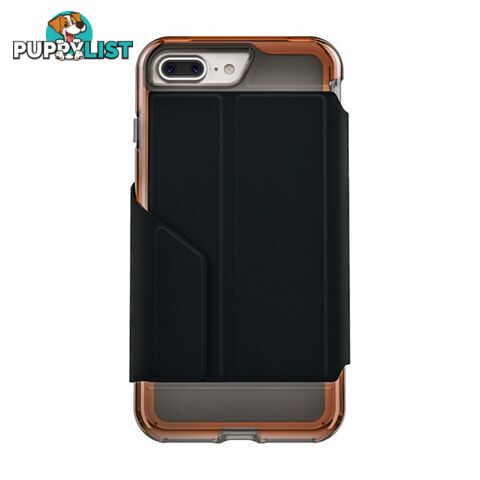 EFM Monaco D3O Wallet Case suits iPhone 7/8 - Jet Black