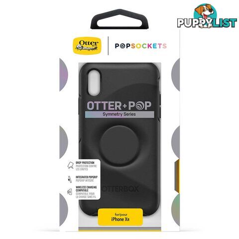 OtterBox Otter + Pop Symmetry Case	For iPhone XR - Black