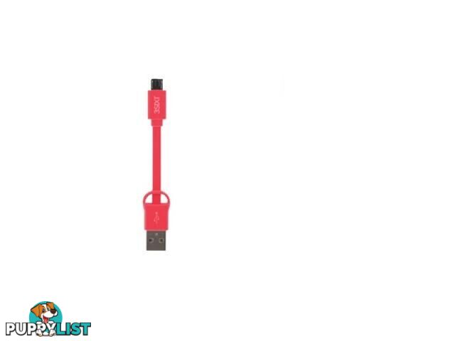 3SIXT Clip Sync and Charge Cable Micro USB - Pink