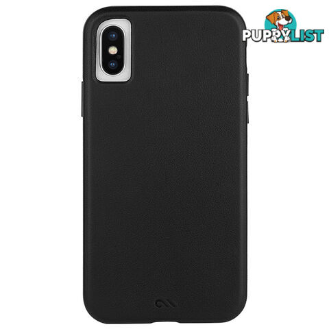 Case-Mate Barely There Leather Minimalist Case For iPhone X/Xs (5.8") - Black