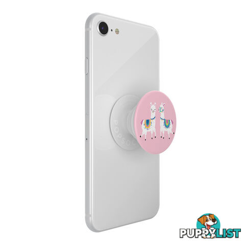 PopGrip Universal Grip (Gen2) Holder - Llama Pink / Baby Pink