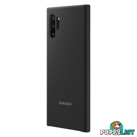 Samsung Silicone Cover For Galaxy Note 2019 6.8" - Black