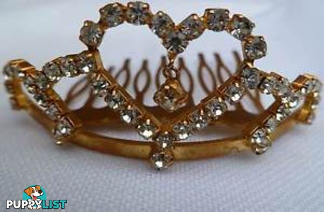 Girls Diamond Tiara (75mm wide x 30 mm high)