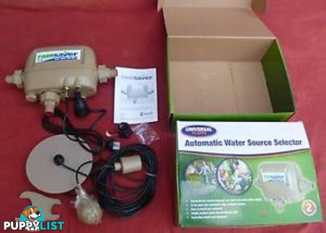 New Mains Water and Tank Water Automatic Water Source Selector