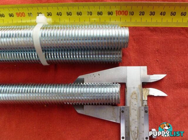 4 lengths of M20 Allthread / Threaded Rod (1000mm x 20mm)