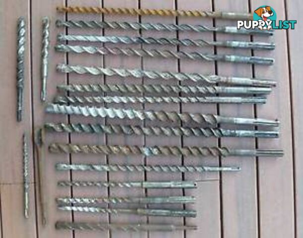 Assorted Hilti SDS Max, SDS and Makita Masonry/Concrete Drill Bit