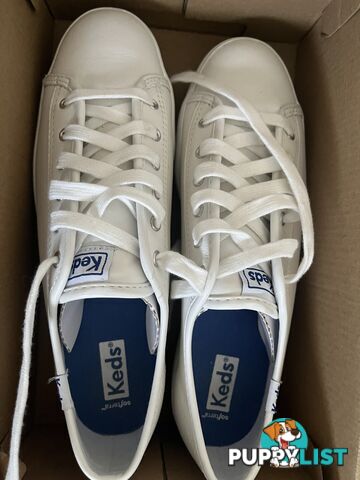 Brand New White Keds $49