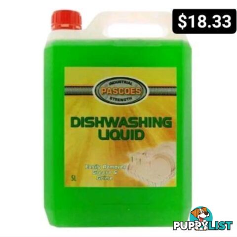 Industrial strength dishwashing liquid 5ltrs