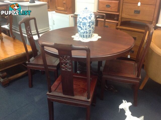 Mahogany 5 piece dining setting